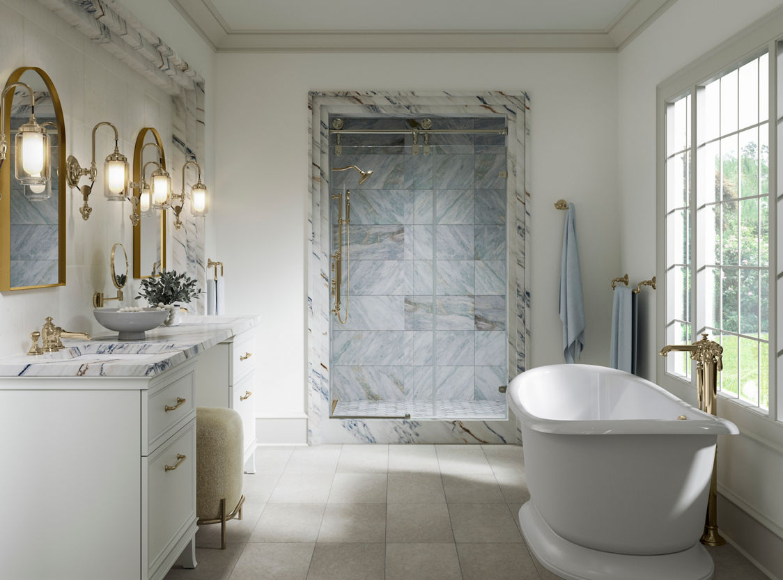 Curated Artifacts Collection Bathroom Design for KBIS 2024