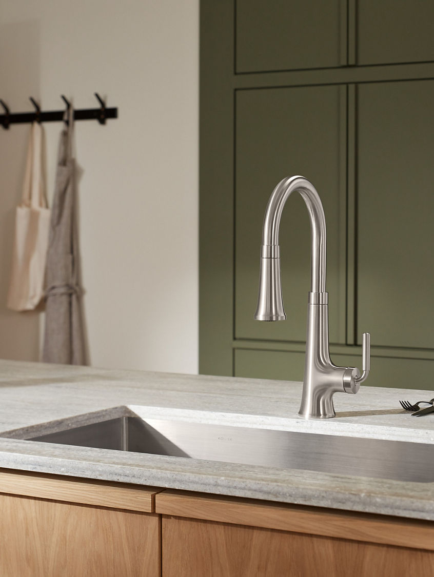 Simplice Single-Handle Kitchen Sink Faucet | K-596 | KOHLER Simplice Single-Handle Kitchen Sink Faucet | K-596 | KOHLER