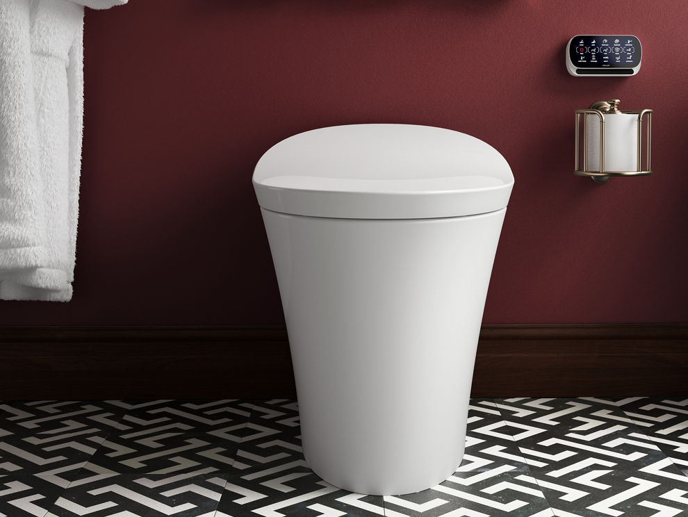 Kohler Toilette allongée intelligente une pièce à double chasse Numi 2.0 et  Commentaires - Wayfair Canada