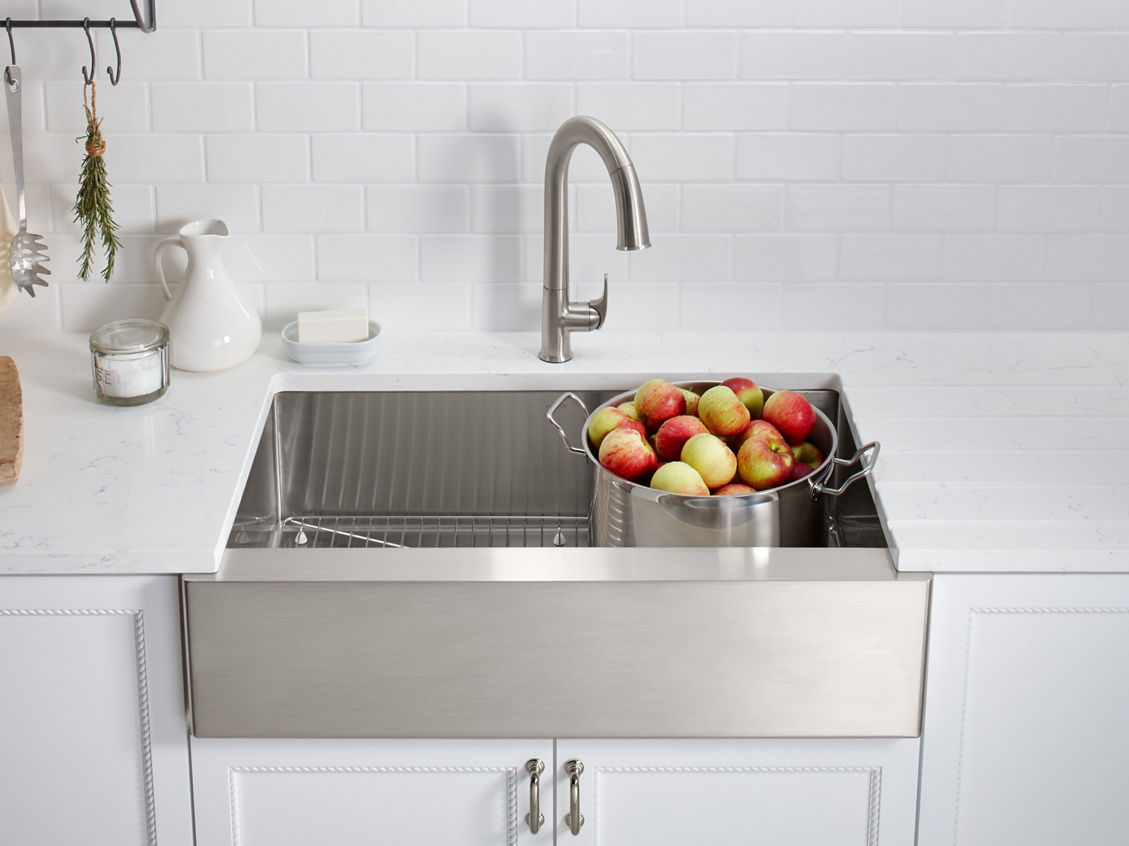 Kohler octave sink online rack