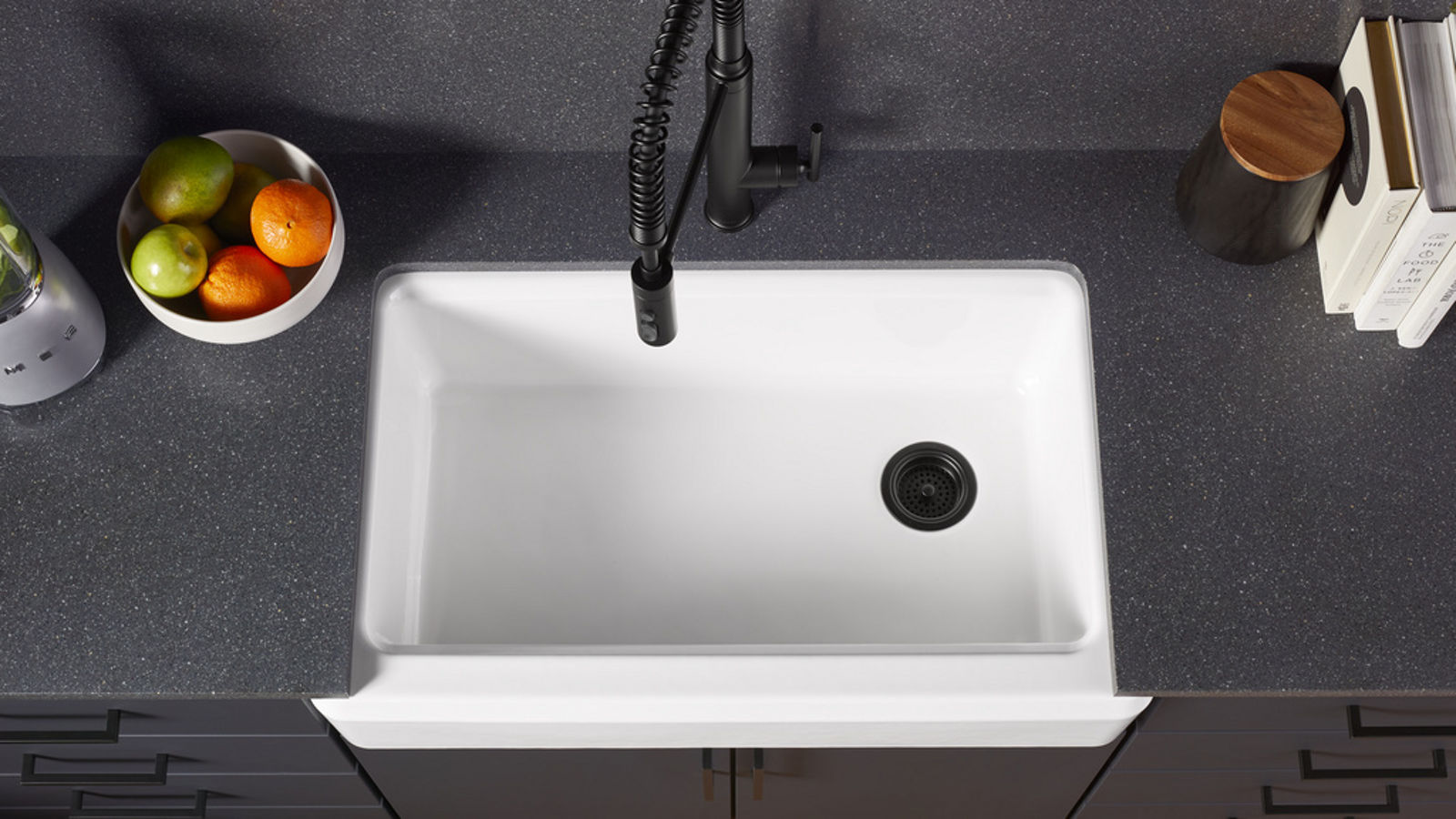 KOHLER Évier de cuisine à rebord intégré à bassin unique Verse(TM) avec  emplacement pour r