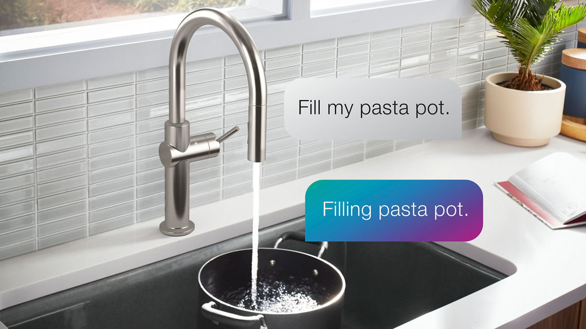 kon Crue Faucet with KOHLER Konnect | K-22974-WB | KOHLER