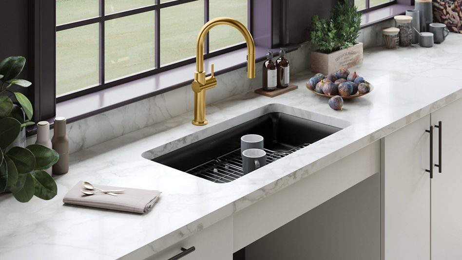 Crue Single-handle Semi-professional Kitchen Faucet | K-22973 | KOHLER