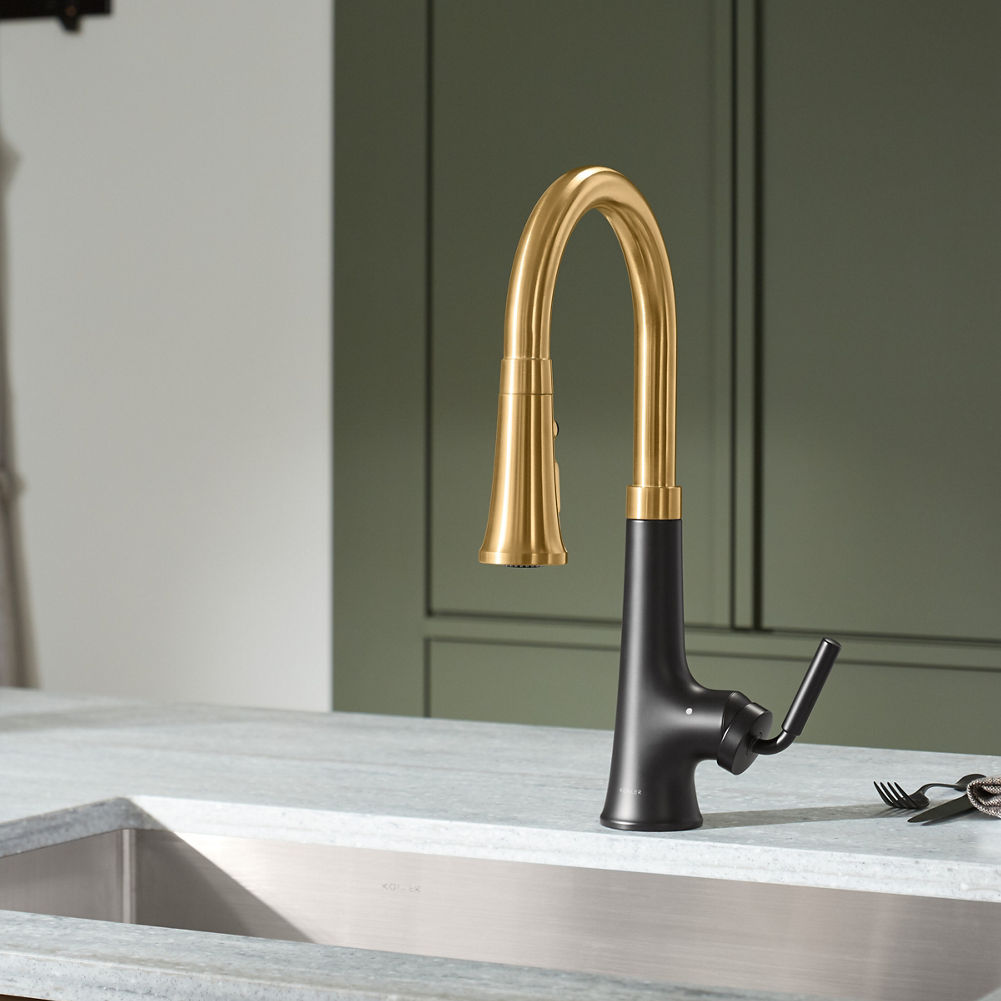 Kohler transitional sale touchless kitchen faucet