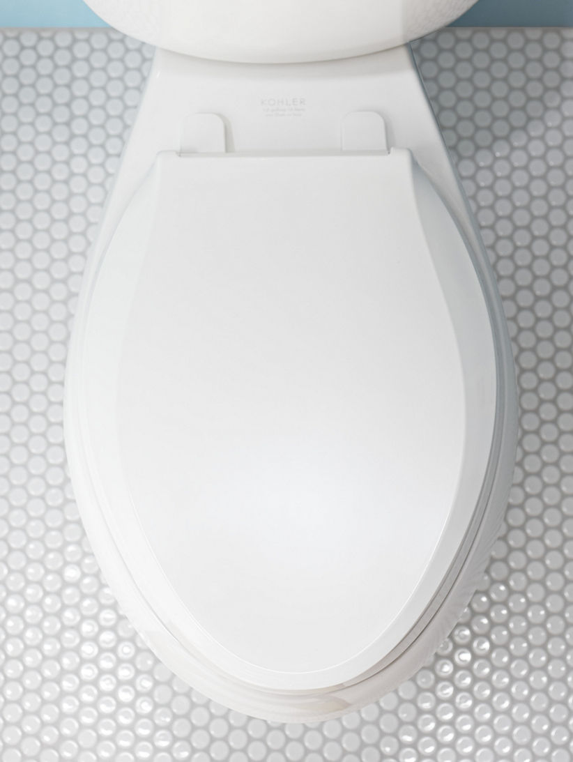 Hibbent Elongated Toilet Seat with Built-in Potty Training Seat