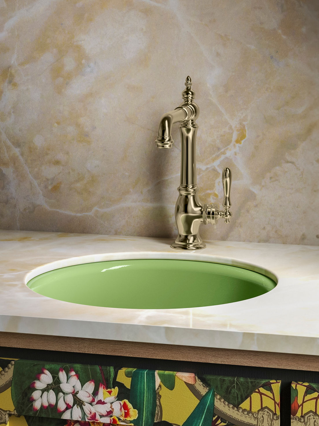 とっておきし新春福袋 Sink Vessel Rectangle Vox With K-2660-1 | Hole Faucet Single ロッド