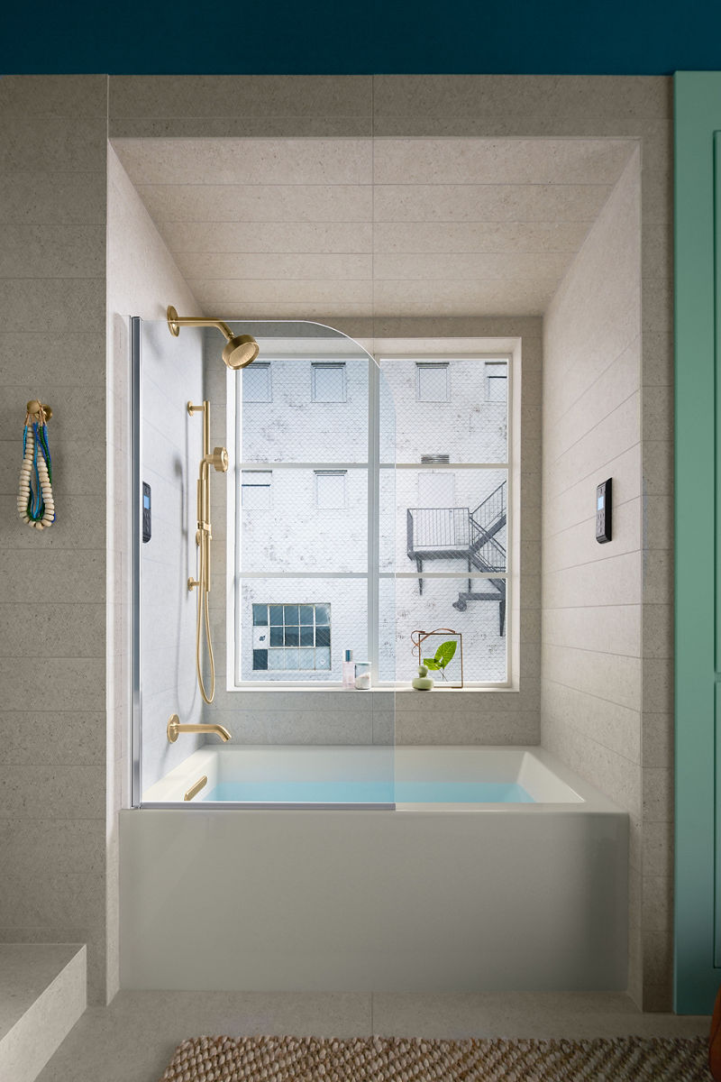 Before beginning your design journey, consider your space. Existing walls and plumbing may dictate the size and style of bath that can be installed.