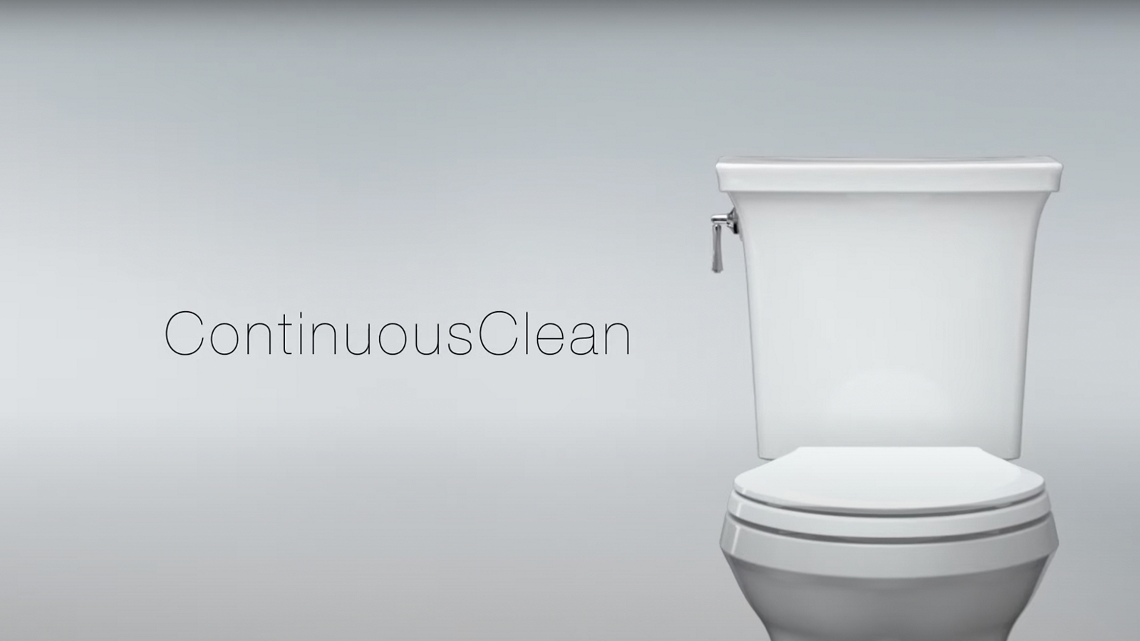 ContinuousClean Technology - a Self-Cleaning Toilet Feature